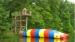 Inflatable water blob / rainbow colour