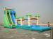 Business Usage Double Sewed Workmanship Inflatable Hippo Slide / Pool Slide