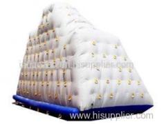 Custom Hot Air Welding Workmanship 3 Sides Climbing Wall Inflatable Iceberg