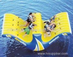 Custom Entermainment Usgae 0.9mm Thickness PVC Tarpaulin Inflatable Water Totter