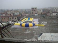 High Density High - Strength 0.9mm PVC Tarpaulin Inflatable Water Trampoline