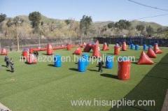 Custom High - Strength PVC Tarpaulin Weave String Structure Inflatable Paint Bunker