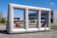 6mL x 3.6m W with 6m x 4m Banner Weave String Structure Advertising Inflatables