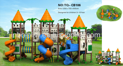 big tree house small plastic slide for kids