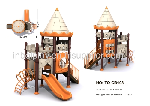 amusement park outdoor playground equipment children plastic slide