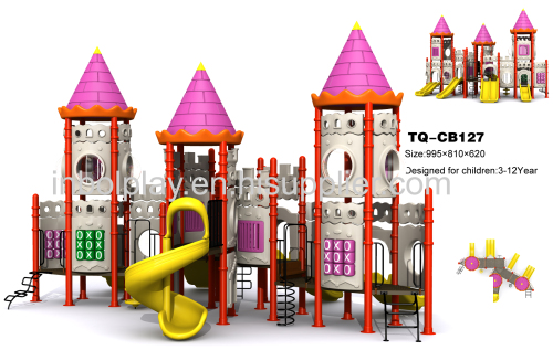 CE Approved Commercial Plastic Kids Outdoor Amusement Park