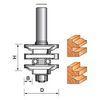 Stacked Stile & Rail Bit - Ogee Micro-grain Carbide Tips TCT Router Bit For Woodworking