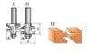 Stile & Rail Assemble - Roman Ogee Micro-grain Carbide Tips TCT Router Bit