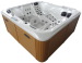 100 JETS USA acrylic outdoor spa steel whirlpool with pop up TV