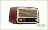 Wood Retro Cabinet 12/24h Alarm Clock Radio Multifunction Digital Radios