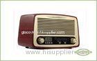 Wood Retro Cabinet 12/24h Alarm Clock Radio Multifunction Digital Radios