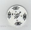 Round 3.0 OZ / 6 OZ White 4 Layers Aluminium Base Metal Core Led PCB Fabrication