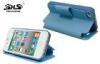 Apple iPhone Protective Cases Blue iPhone4 / 4S Leather Cover Case With Buckle