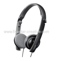 Sony MDR-S40 Cross Foldable On Ear Headphones Black