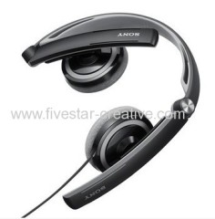 Sony MDR-S40 Cross Foldable On Ear Headphones Black