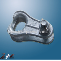 Steel thimble-electric power fitting