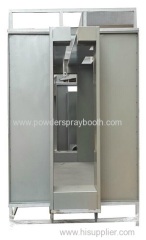 powder spray booth for powder coating