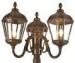 Modern Outdoor Pole Lamps Aluminium Standing Garden Lights E27