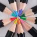 Yellow Pink Green Red Fluorescent Water Color Pencils For Kindergarten or School