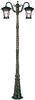 Classic Outdoor Pole Lamps Aluminium High Mast Lighting 100W E27