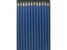 Yellow / Black Wooden Graphite Pencil Set Silk Screen Printing 7.5 Inch