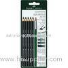 Natural Triangular Graphite Pencil Set Line drawing pencil For Students / Painter