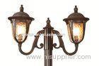 Traditional Outdoor Poles Lamps 100W E27 Garden Lighting IP 65