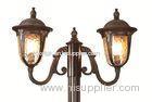 Traditional Outdoor Poles Lamps 100W E27 Garden Lighting IP 65