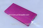 Dual USB 8000mAh Aluminium Mobile Phone Power Bank With LED Light