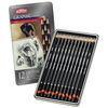 Matte Black Sketching Pencil Set