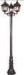 Outdoor Pole Lamps led triple Pillar lights IP 44