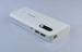 7200mAh Iphone Dual USB Power Bank ABS White With LED Light
