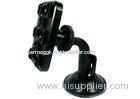 360 Black Mobile Phone Car Holders Cradle / Nokia HTC MP4 GPS Phone Mount For Windscreen