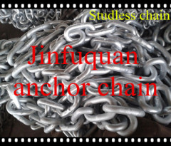 Grade U2 U3 Studless Marine Anchor Chain for marine