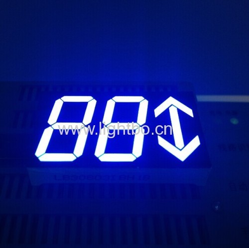 Ultra Blue 0,8 polegadas 3 dígitos Especial Seta Projeto Display LED para Elevador Position Indicator