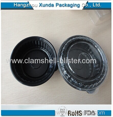 Plastic disposable microwave oven bowl