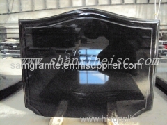 China Shanxi black granite G1405 tombstone