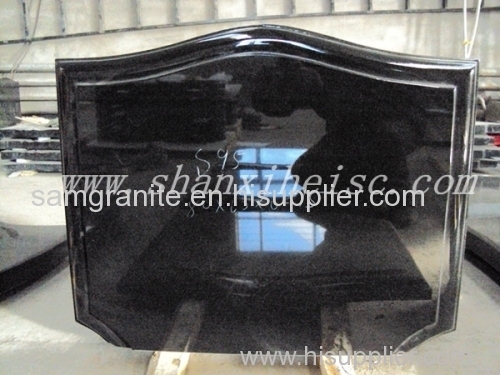 shanxi black granite G1401 tombstone of the trend shapes