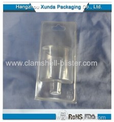 Plastic transparent clamshell packing