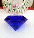 100mm crystal blue diamond decoration 32faces