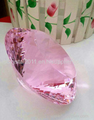 crystal pink diamond 100mm crystal diamond glass diamond