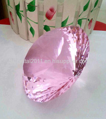 crystal pink diamond 100mm crystal diamond glass diamond