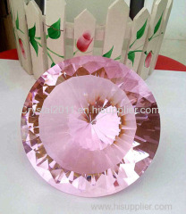 crystal pink diamond 100mm crystal diamond glass diamond