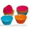 Purple Durable Silicone Cake Moulds Food Grade For Gifts OEM