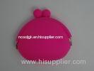 Green Silicone Coin Purse Handbags Waterproof With Debossed