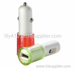 Colorful Single USB Car Charger