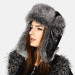 Fashion winter warm fur trapper hat