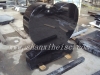 Perfect shanxi black granite G 1405 tombstone