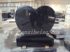 Shanxi black granite G1401 tombstome