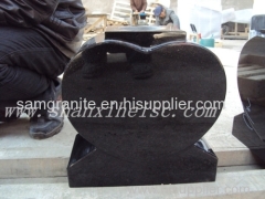 Perfect shanxi black granite G 1401 tombstone